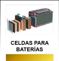 Celdas para baterías